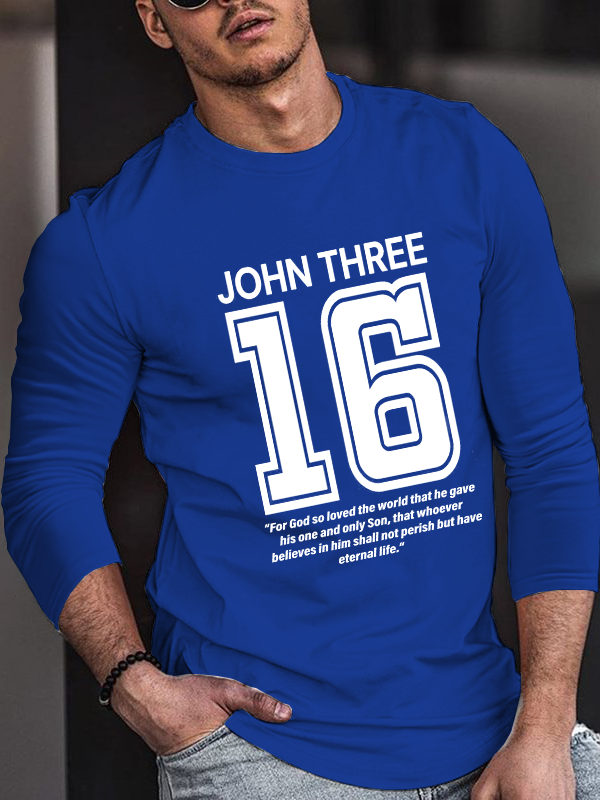 John 3:16 Christian Long Sleeve T-Shirt