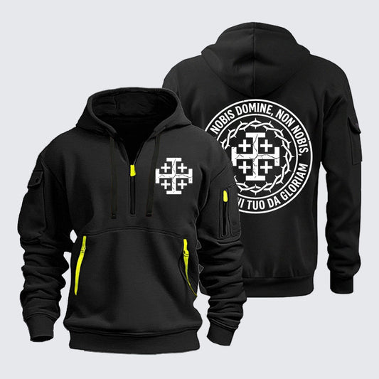 Zipper Hoodies - Non Nobis Domine, Non Nobis, Sed Nomini Tuo Da Gloriam