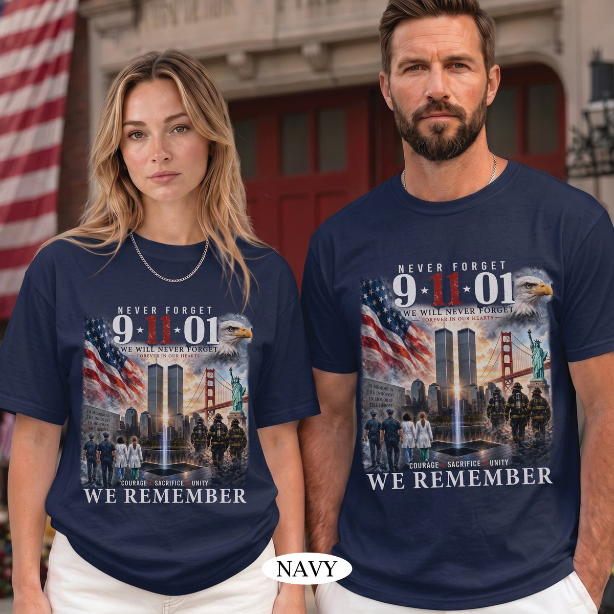 9/11 25th Anniversary Shirt, Never Forget September 11 Shirt