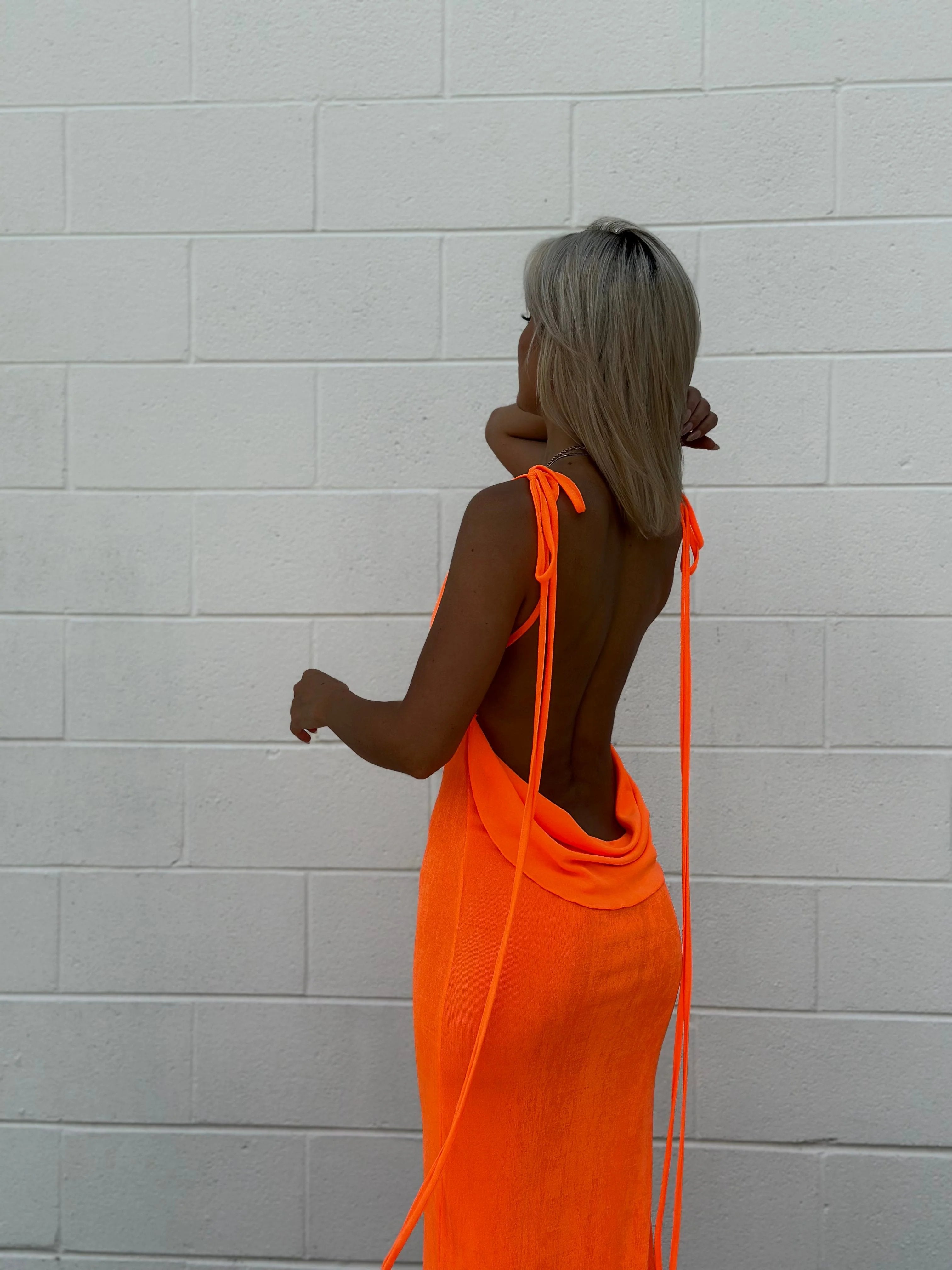 Backless Maxi Dress