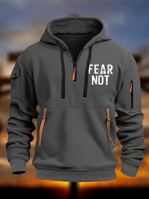 Fear Not Jesus God Christian Zipper Hoodies