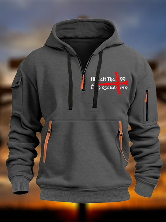 He Left The 99 To Rescue Me Jesus God Christian Zipper Hoodies