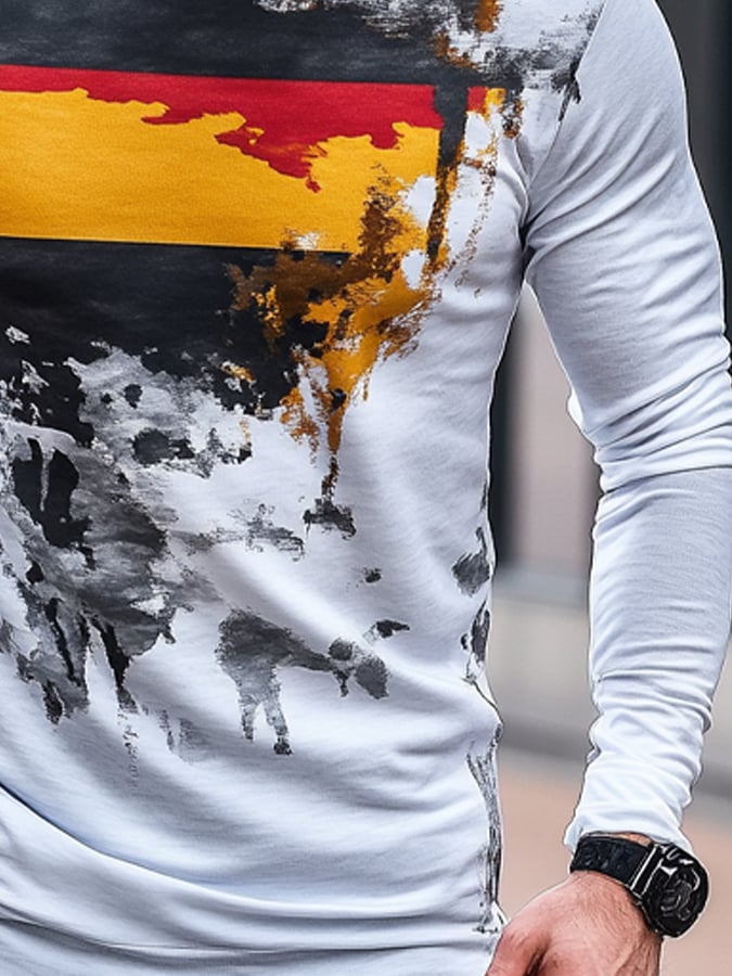 Men's Outdoor Sun Protection Breathable Cool Hooded Sun Protection Long-Sleeved Top