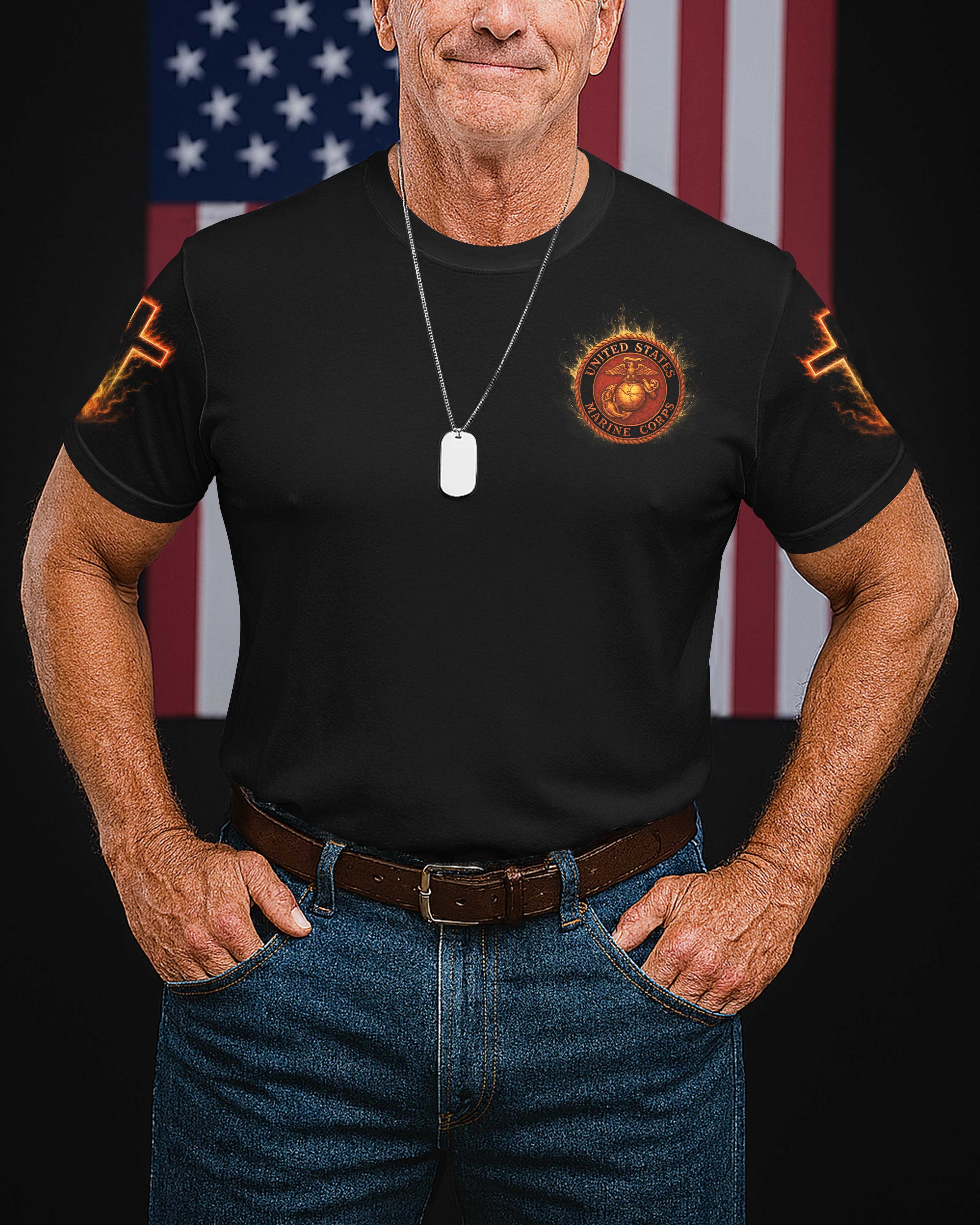 Blood, Sweat and Grace All Over Print T-Shirt