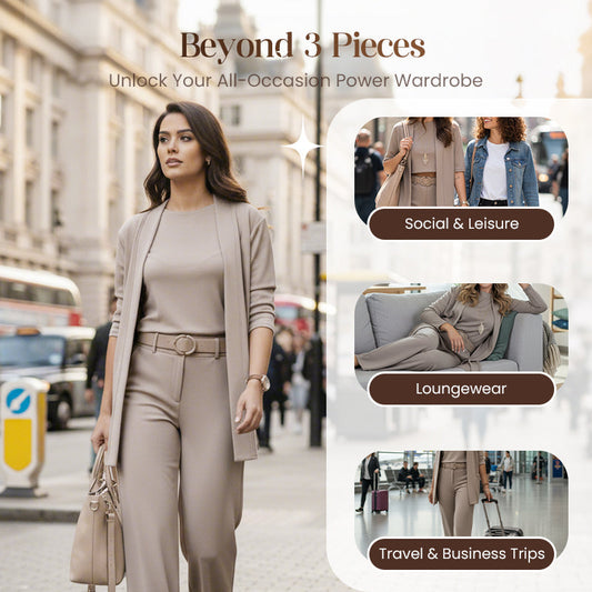 Women's 3-Piece Casual Lounge Set