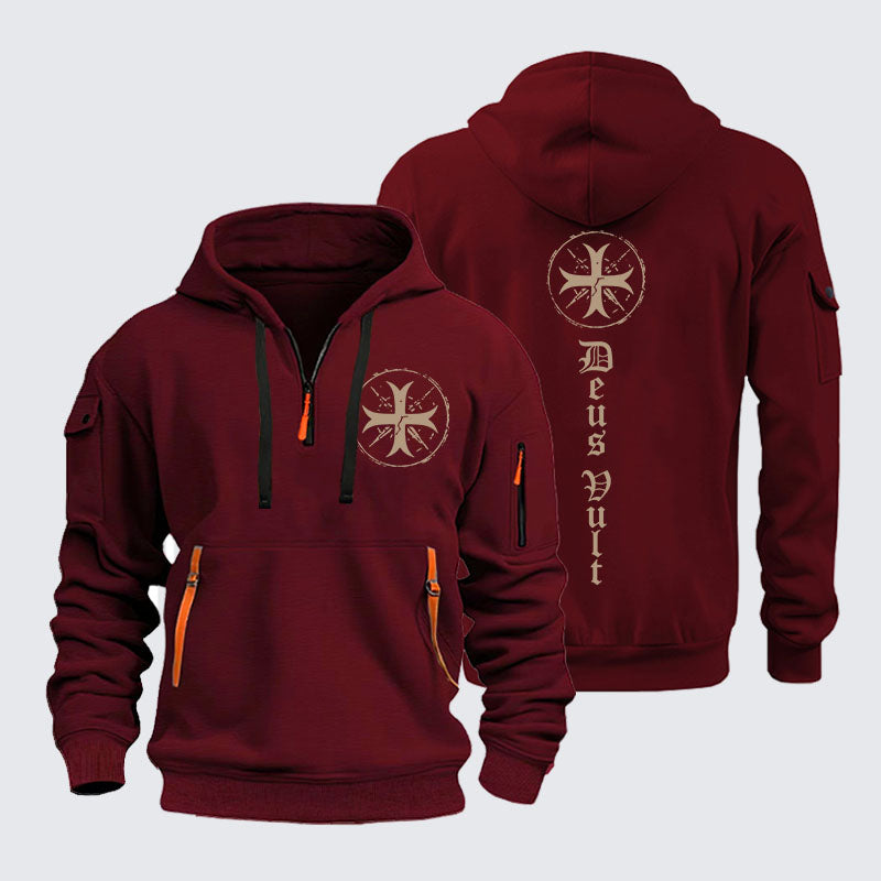 Zipper Hoodies - Deus Vult