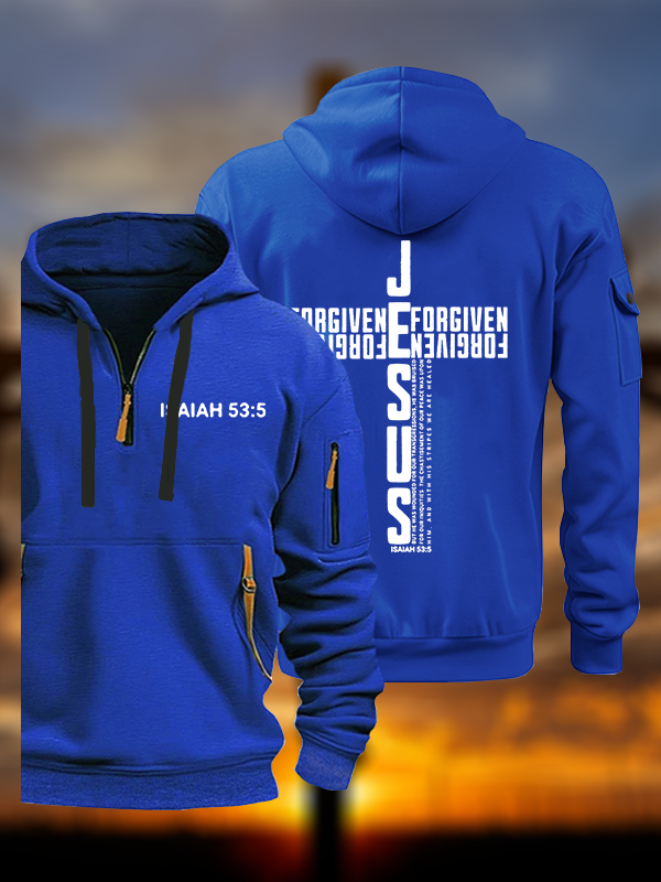 Jesus Forgiven Jesus God Christian Zipper Hoodies