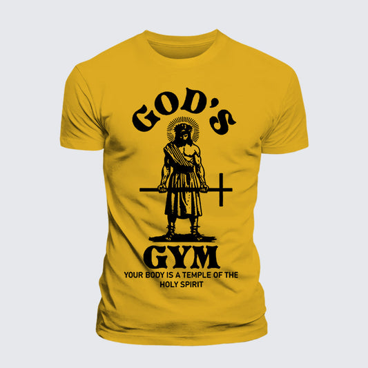Luxe Mercerized Cotton Tee - Your Body Is A Temple Of The Holy Spirit