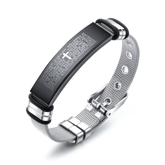 Bible Cross Bracelet