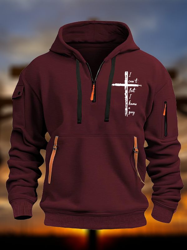 I Can't But I Know A Guy Jesus God Christian Zipper Hoodies
