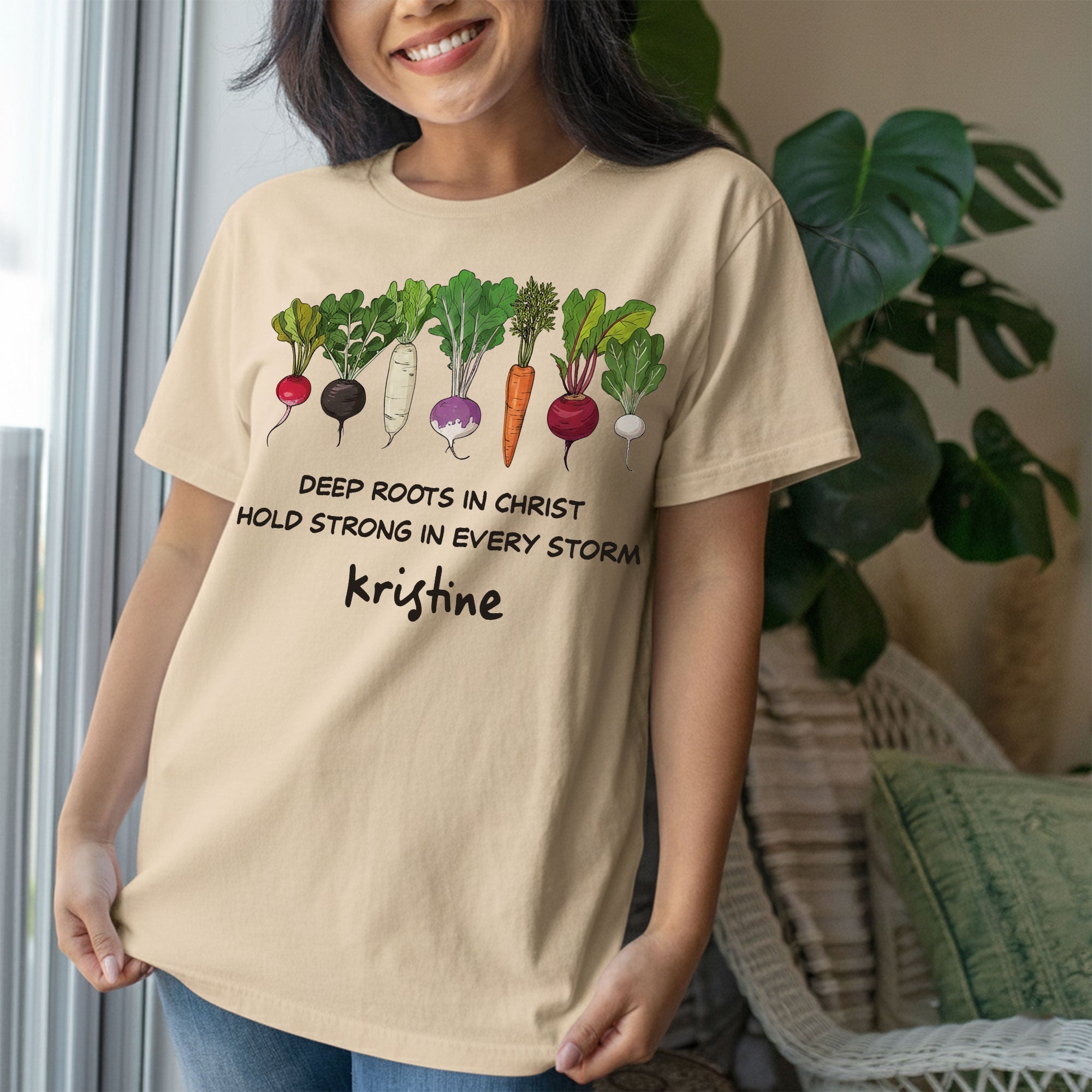 Deep Roots In Christ Hold Strong In Every Storm T-Shirt