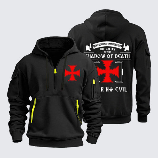 Zipper Hoodies - Even Though I Walk Through The Valley Of The Shadow Of Death, I Fear No Evil.