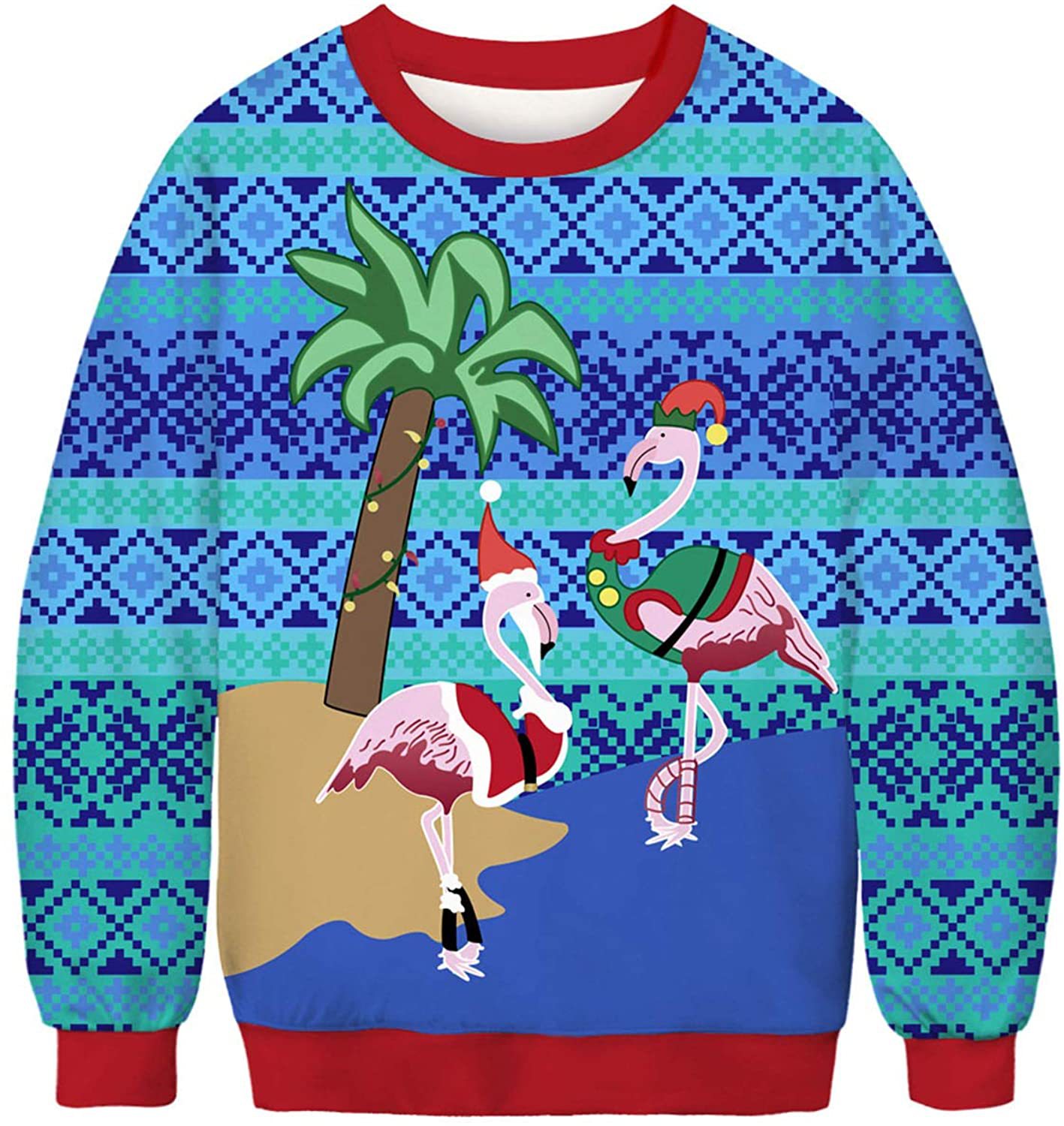 Unisex 3D Cucumber Can Print Christmas Sweatshirt