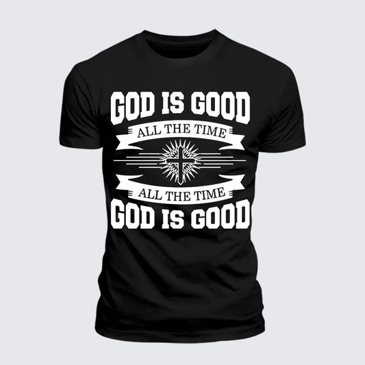 Luxe Mercerized Cotton Tee - God Is Good All The Time