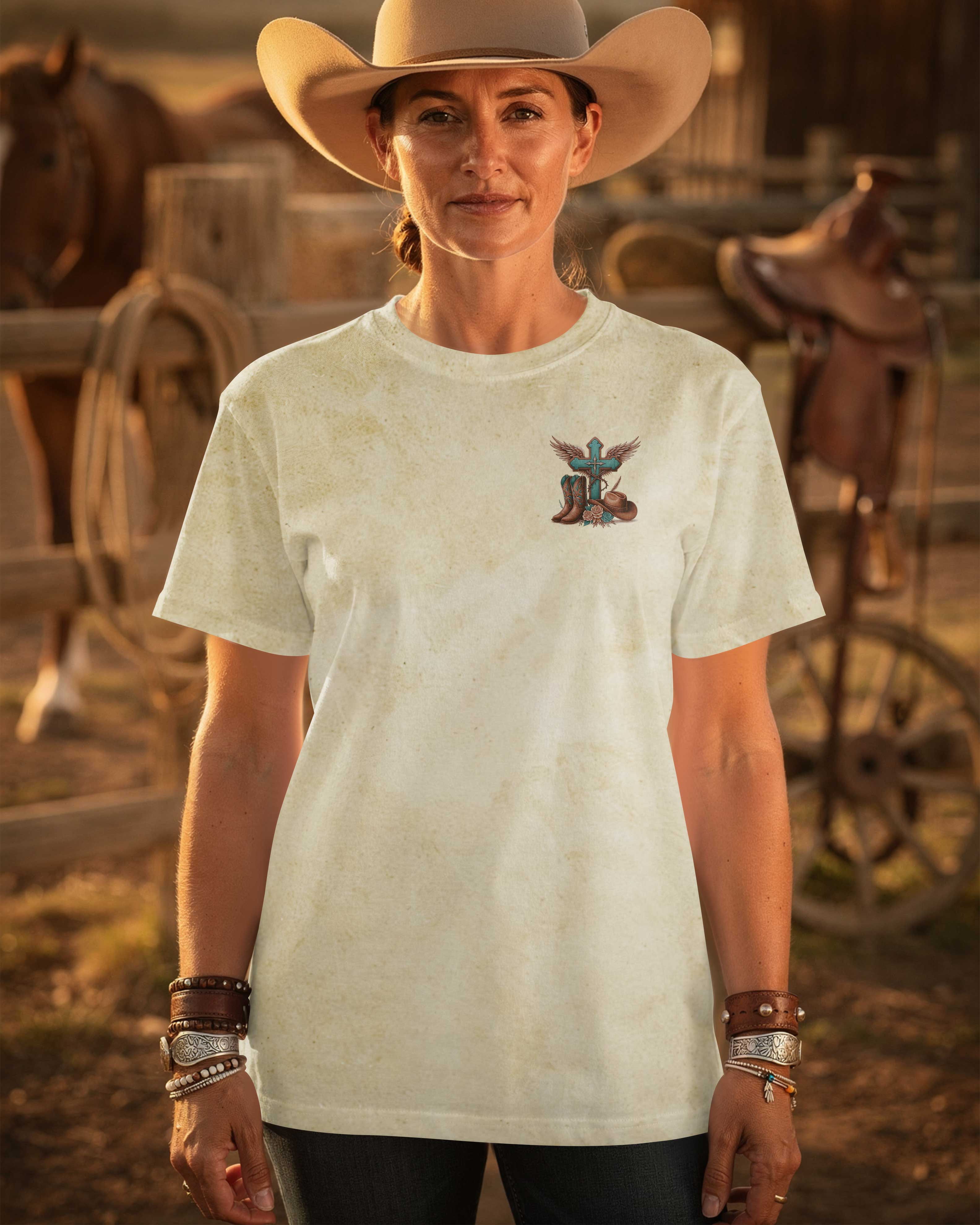 His Cross Leads My Path Every Step Every Ride T-Shirt