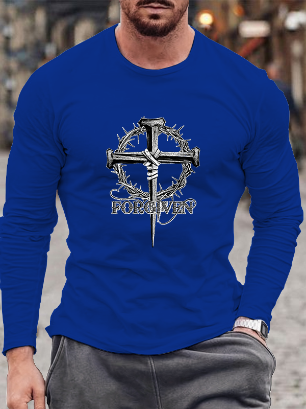 Cross Forgiven Long Sleeve T-Shirt