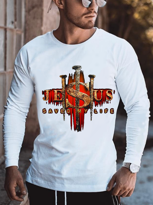 Jesus Saved My Life Long Sleeve T-Shirt