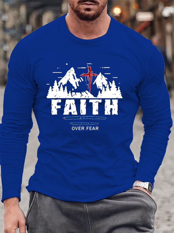 Faith Over Fear Long Sleeve T-Shirt