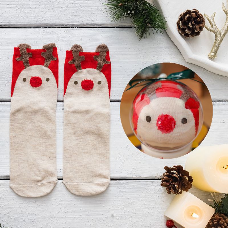 Christmas Gift Cartoon Christmas Decoration Ball Socks