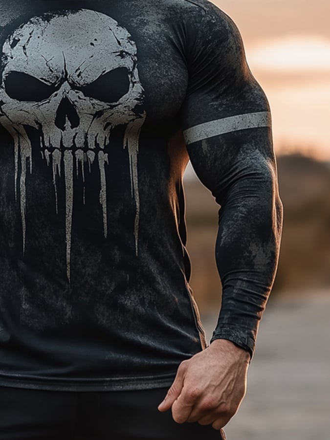 Men's Outdoor Sun Protection Cool Hooded Sun Protection Long Sleeve Top