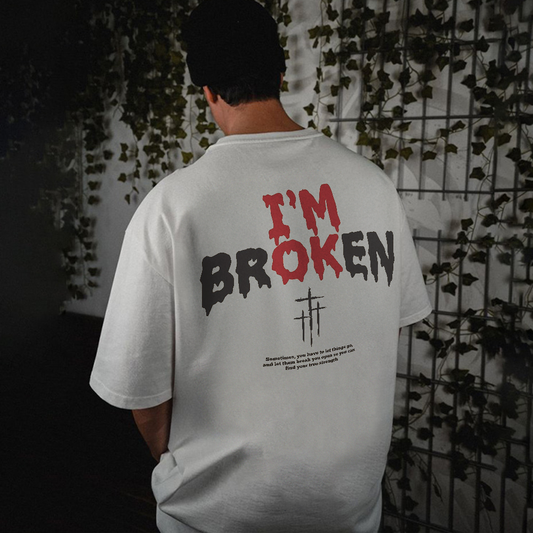 I'm Broken Printed Men's T-shirt