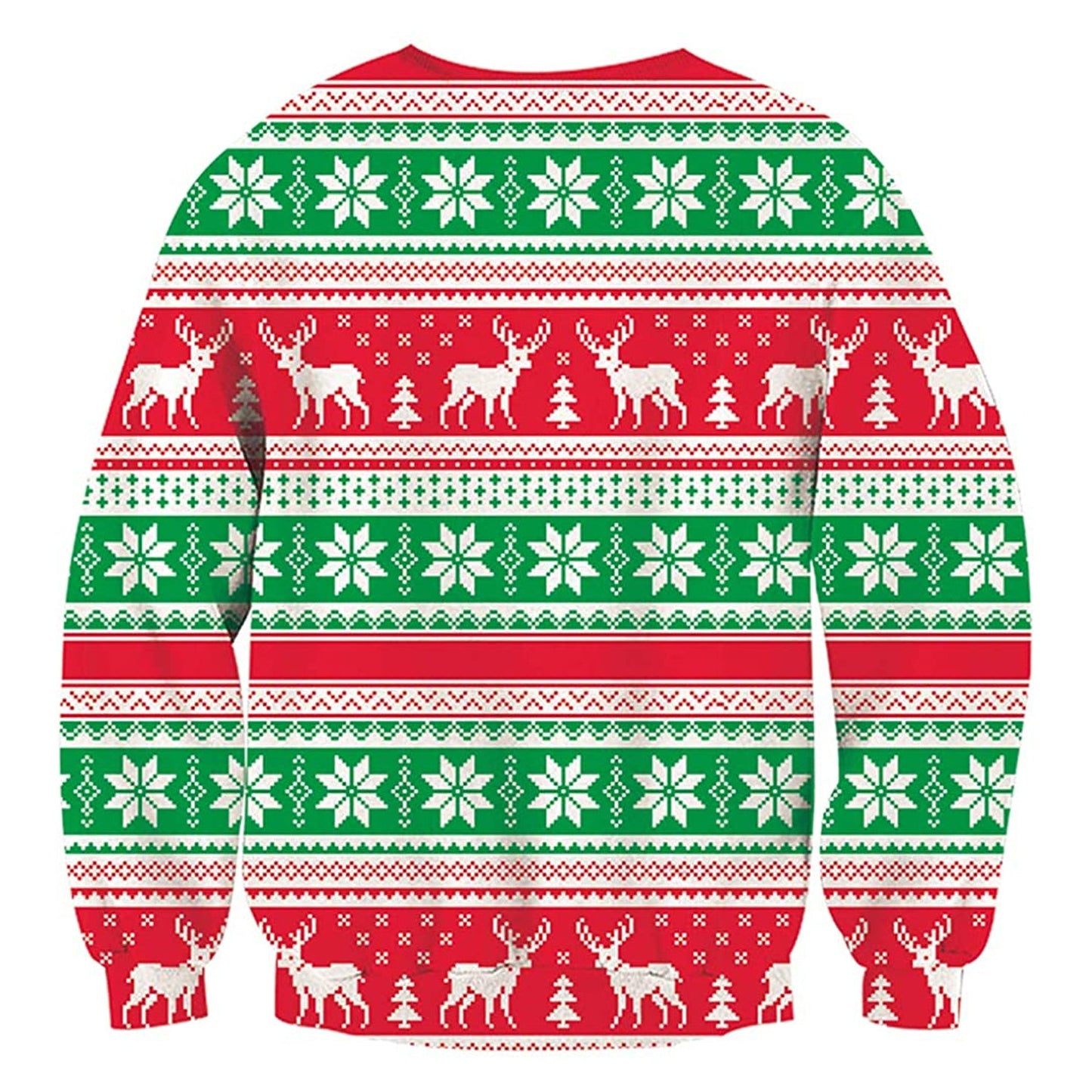 Alpaca Print Ugly Christmas Sweatshirt