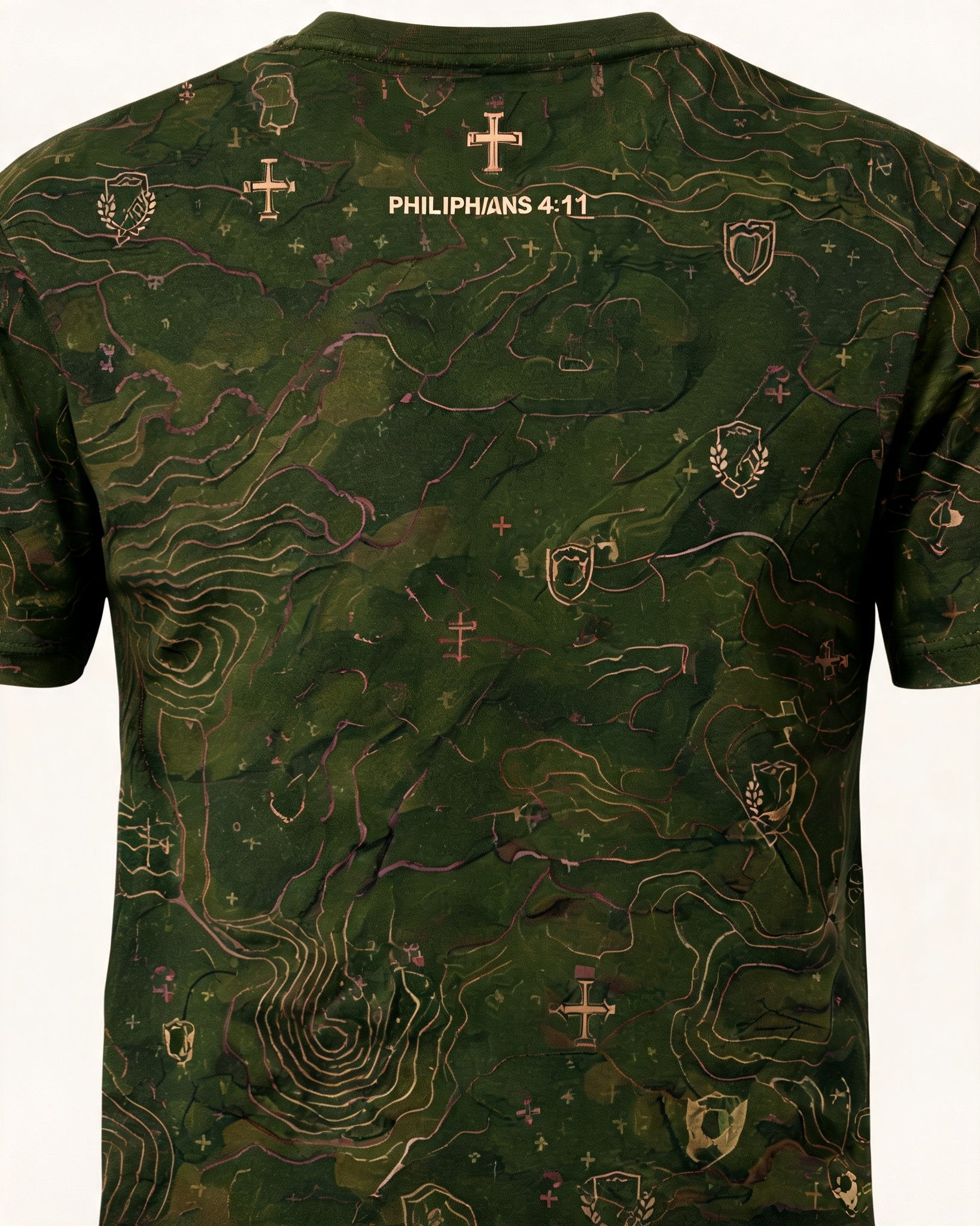 Christian Shirt Camo - The Mission Continues Short Sleeve AOP Tee