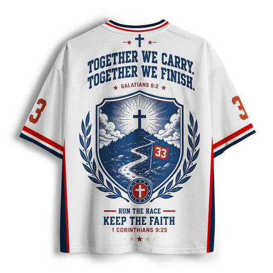 Carry The Win Christian Mesh Jersey