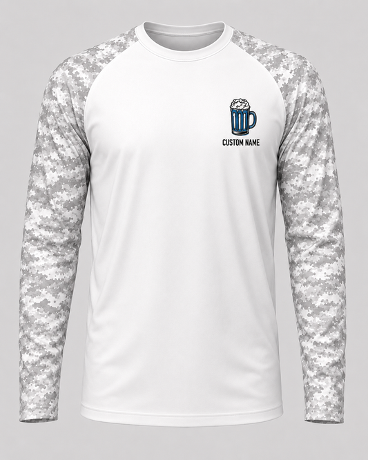 Personalized Beer Drinker Fishing Shirt