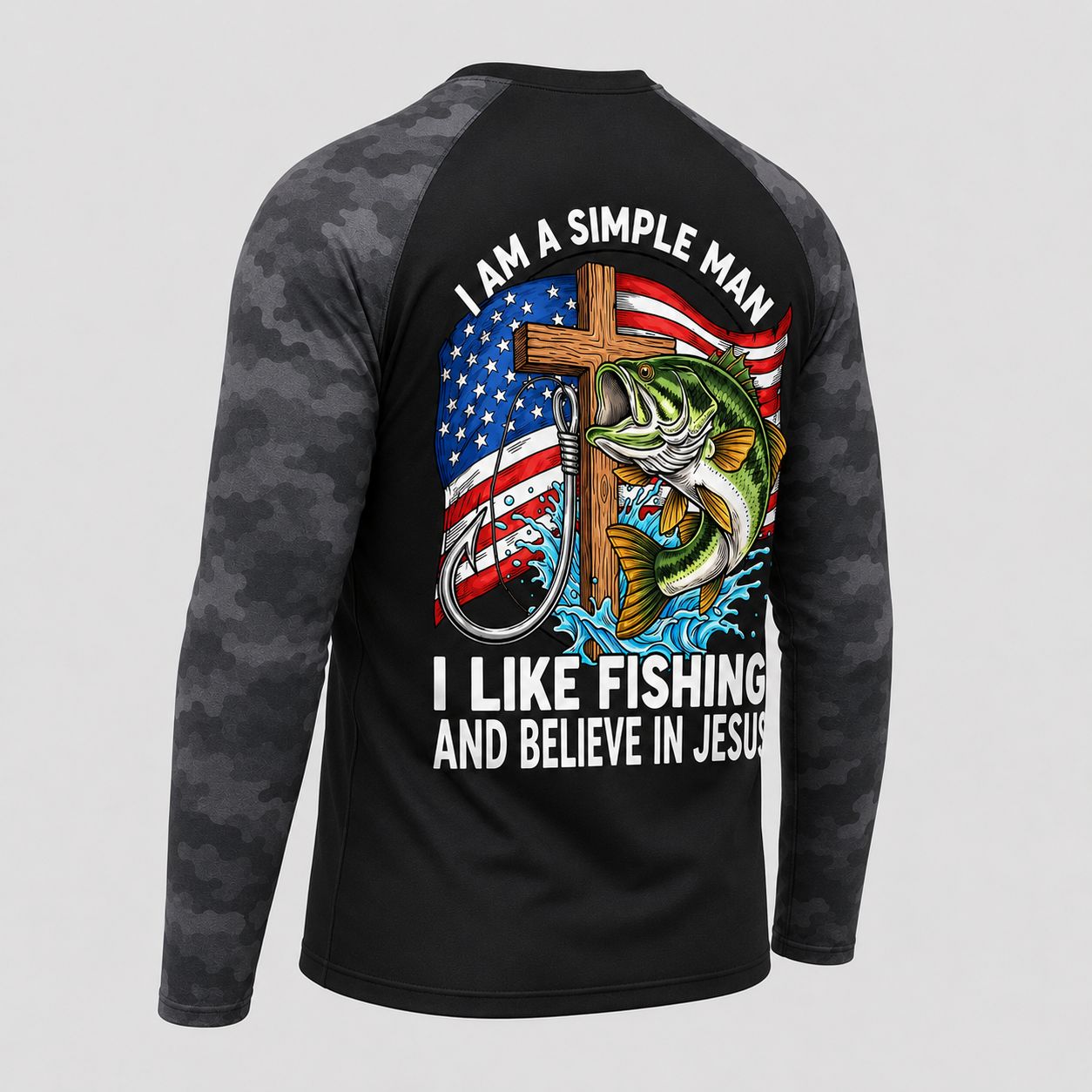 I Am A Simple Man I Like Fishing and Believe in Jesus