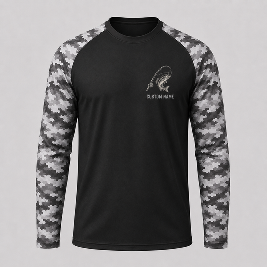 A Man of Simple Tastes Dog & Fishing Long Sleeve Shirt