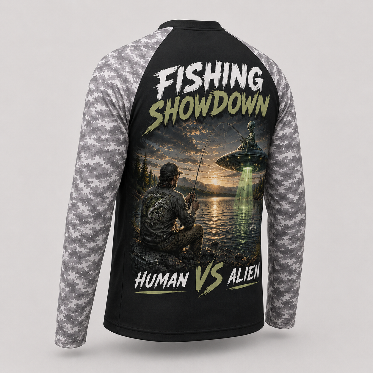 Human vs Alien Fishing Showdown