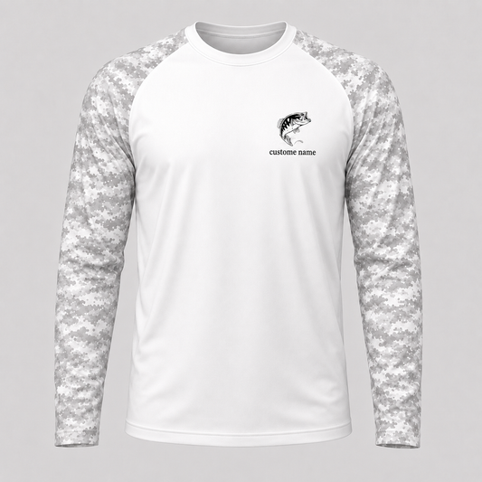 Personalized Teach a Man to Fish Shirt – Father Son Fishing Memories Long Sleeve Sun Shirt