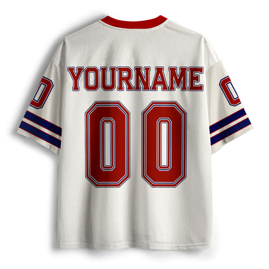 Personalized Child Of God Christian White Mesh Jersey