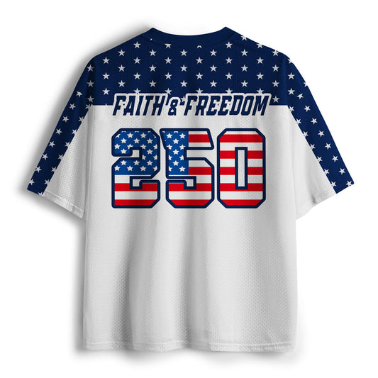 Faith & Freedom 250 Years Christian Mesh Jersey