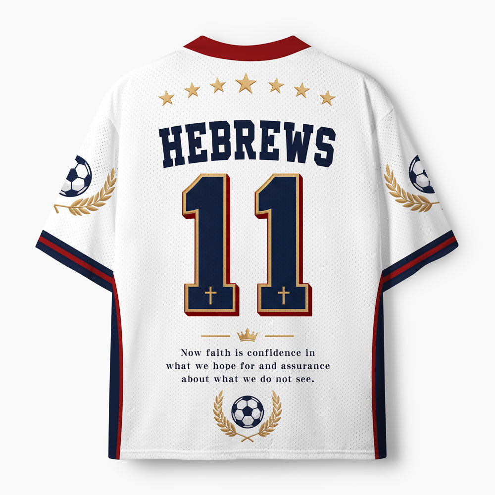 Faith Over Fear Christian Mesh Jersey