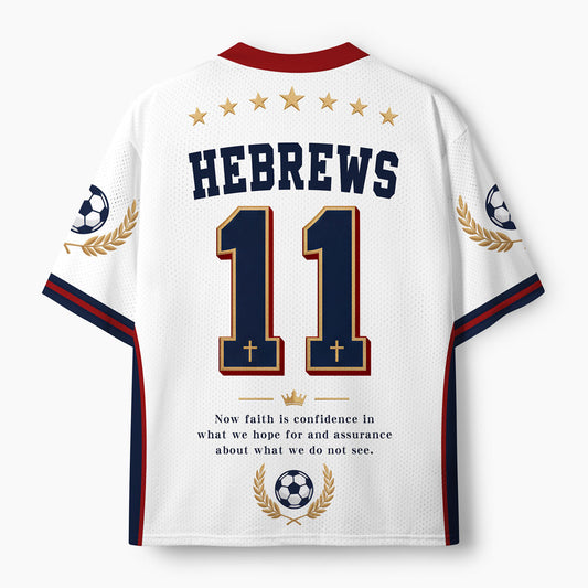 Faith Over Fear Christian Mesh Jersey