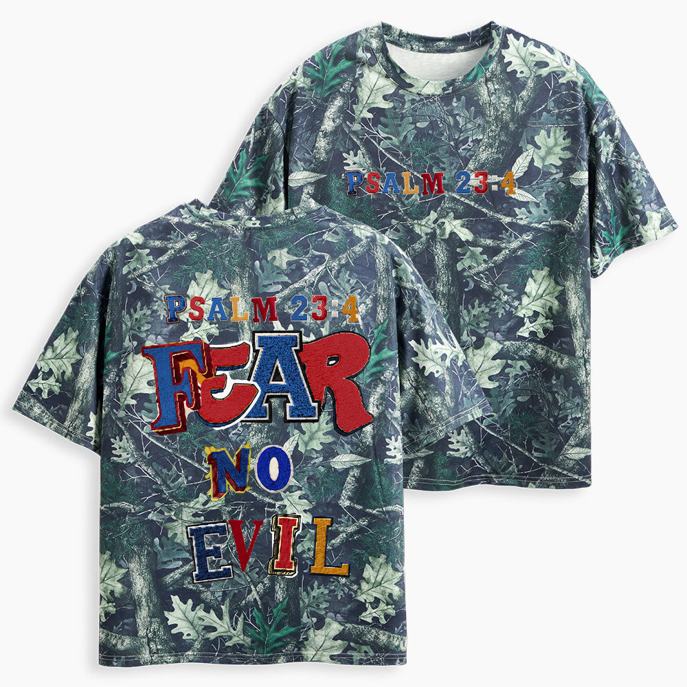 Fear No Evil Christian Camo T-Shirt