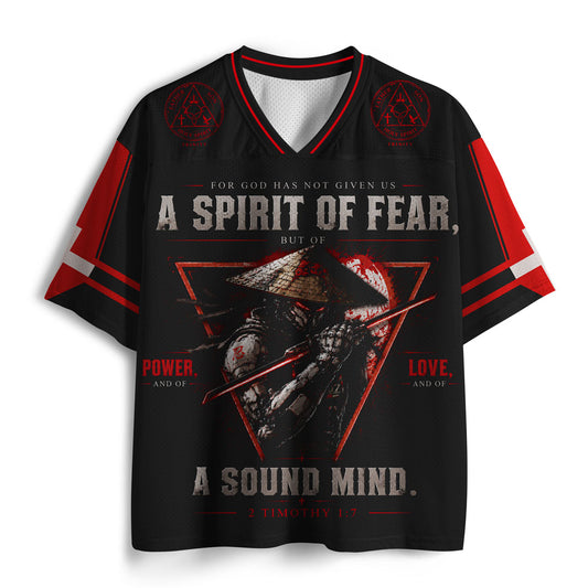 Free From Fear Walk In Lord's Spirit Christian Mesh Jersey