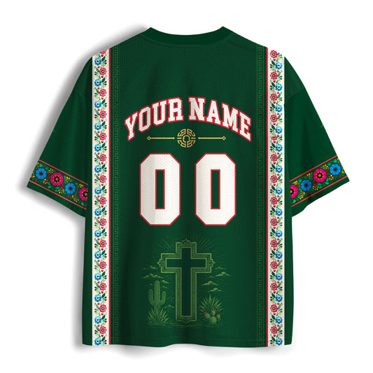 Personalized God Bless You Christian Mesh Jersey
