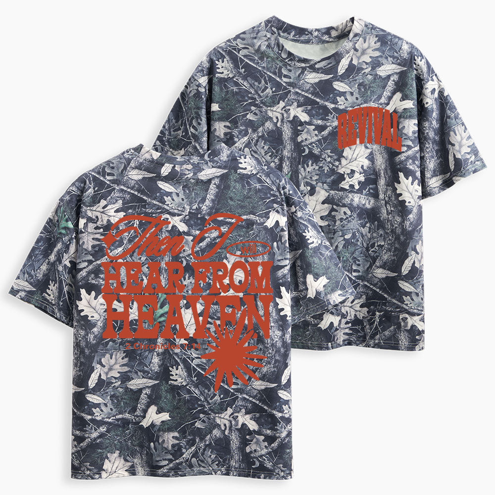 Hear From Heaven Christian Camo T-Shirt
