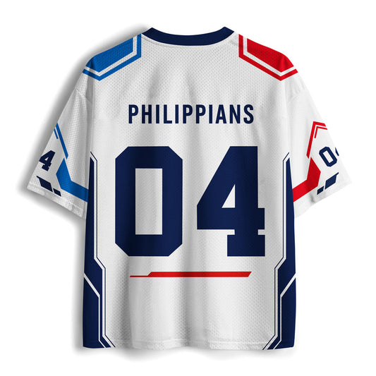 I Can Do All Things Through Christ Which Strength Me Christian Mesh Jersey