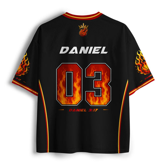 I Will Be With You In The Fire Christian Mesh Jersey