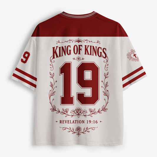 Jesus Christ King Of Kings Christian Mesh Jersey