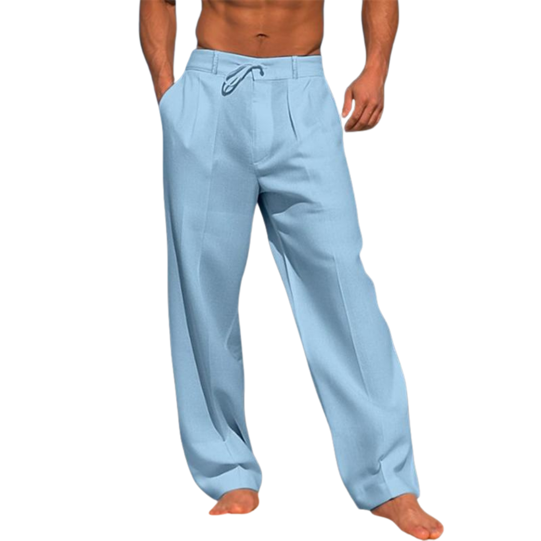 Plain Linen Trousers