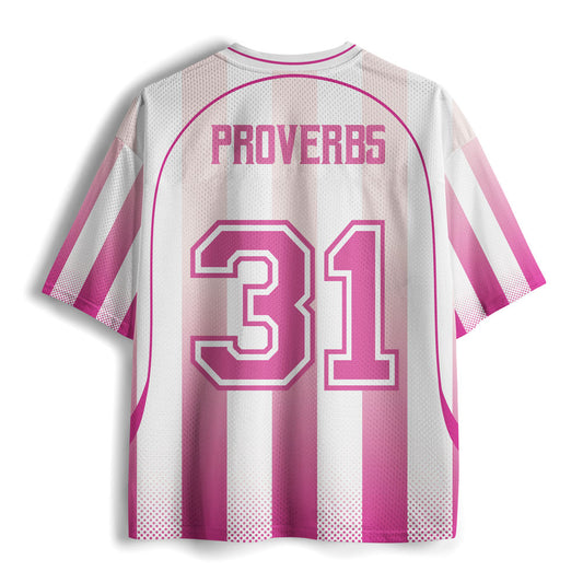 Motherhood Is Kingdom Work Christian Mesh Jersey