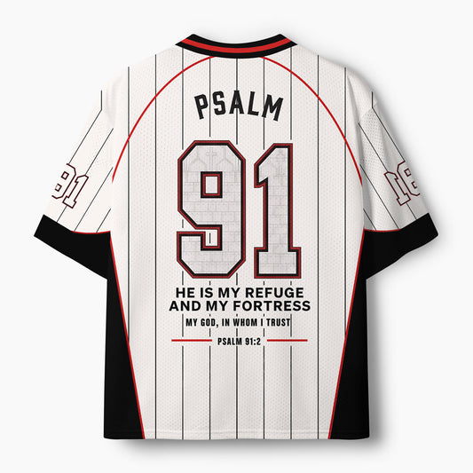 My Refuse I Will Not Fear Christian Mesh Jersey