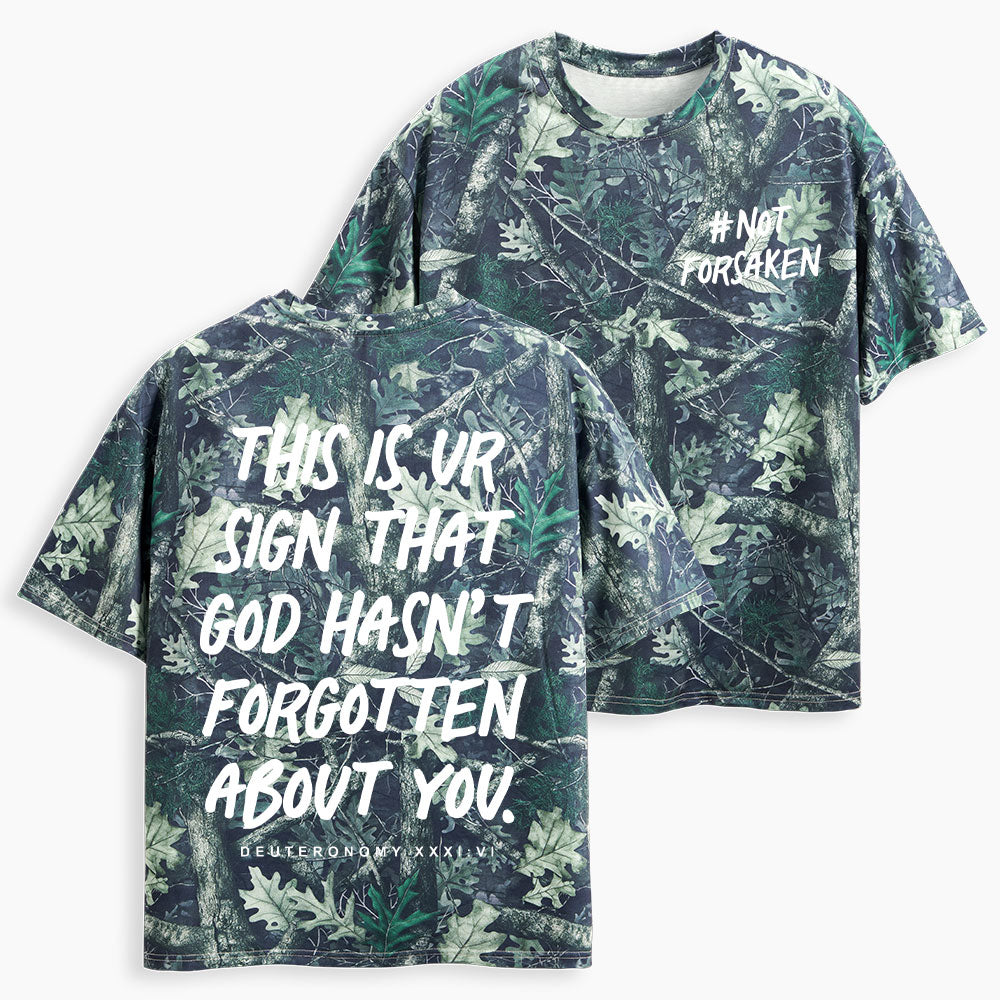 Not Forsaken Christian Camo T-Shirt