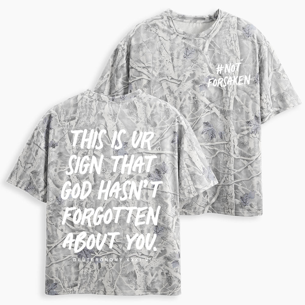 Not Forsaken Christian Camo T-Shirt