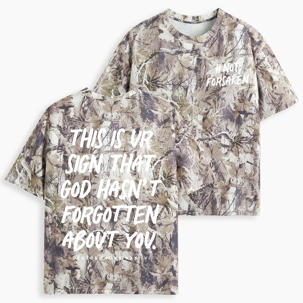 Not Forsaken Christian Camo T-Shirt
